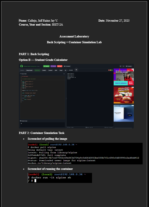 Assessment Laboratory